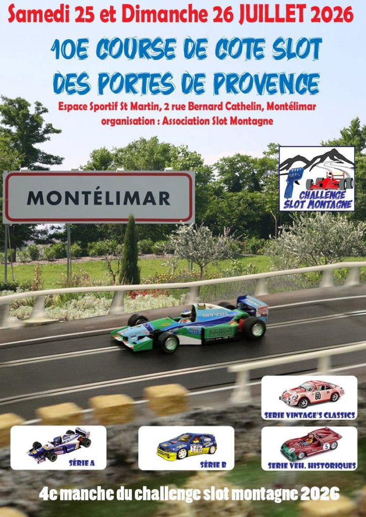 DSR 26 sera présent à la 10è Course de Côte Slot des Portes de Provence, les samedi 25 et dimanche 26 juillet 2026, à Montélimar img 20260703 125138